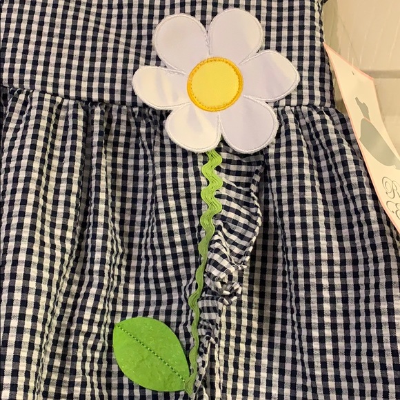 Rare Editions Plaid Ladybug Daisy Summer Dress NWT - Picture 5 of 8